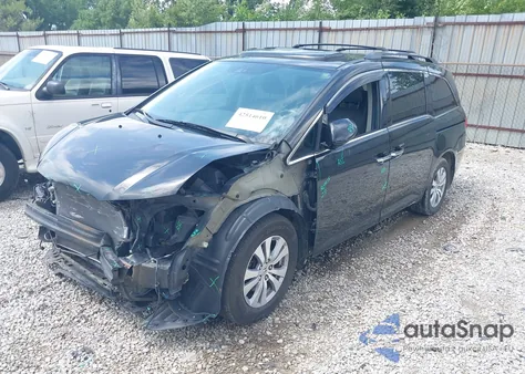 2014 Honda Odyssey Touring/Touring Elite z USA, uszkodzony, nr VIN 5FNRL5H96EB100420